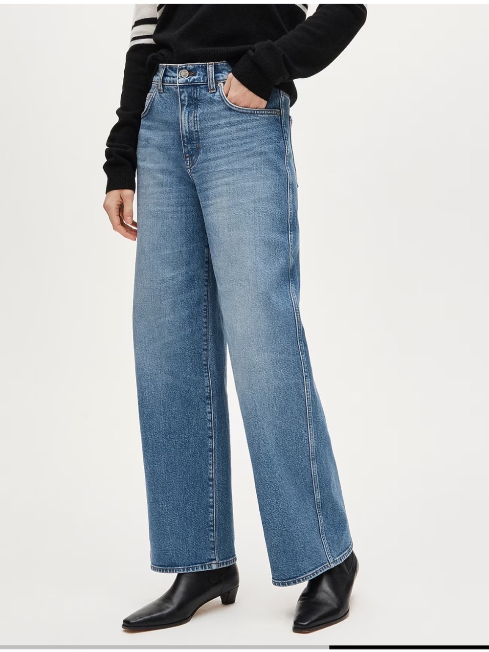 J. CREW EVERYDAY WIDE-LEG ANKLE
HIGH RISE SEMI-STRETCH SIZE 26